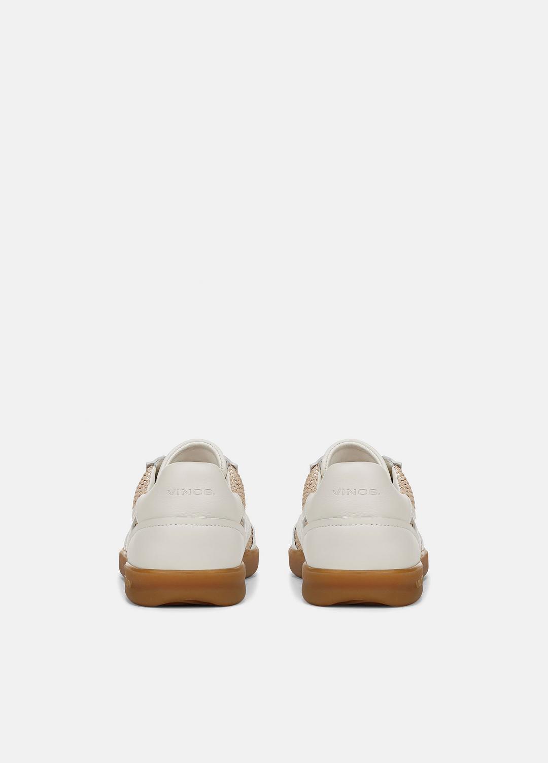 VINCE | Oasis Netting & Leather Sneaker in Shoes - MILK/MACADEMIA