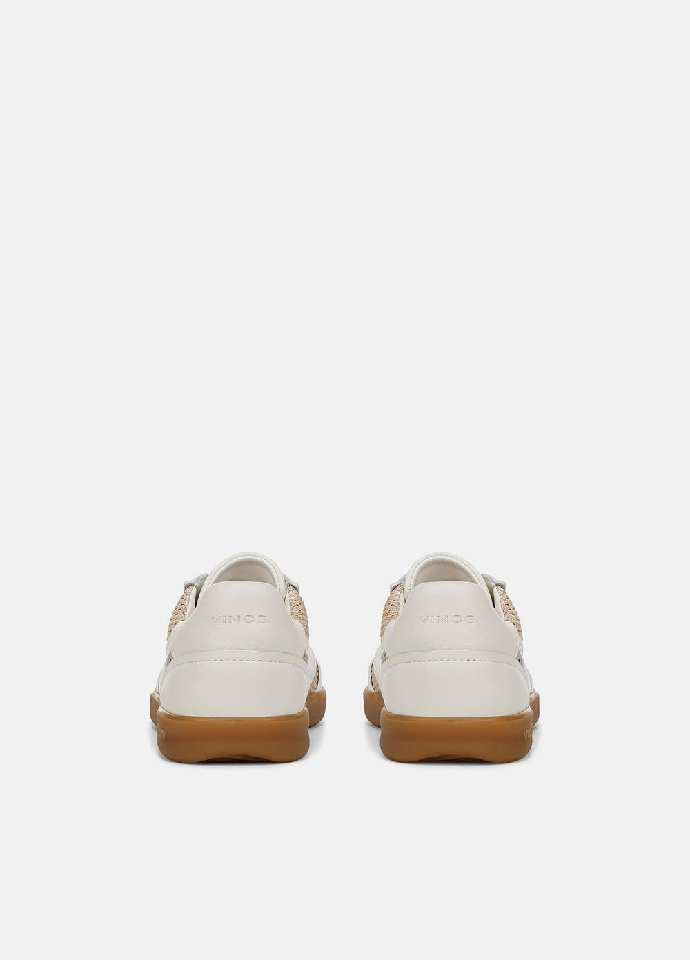VINCE | Oasis Netting & Leather Sneaker in Shoes - MILK/MACADEMIA