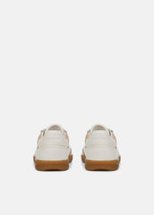 VINCE | Oasis Netting & Leather Sneaker in Shoes - MILK/MACADEMIA