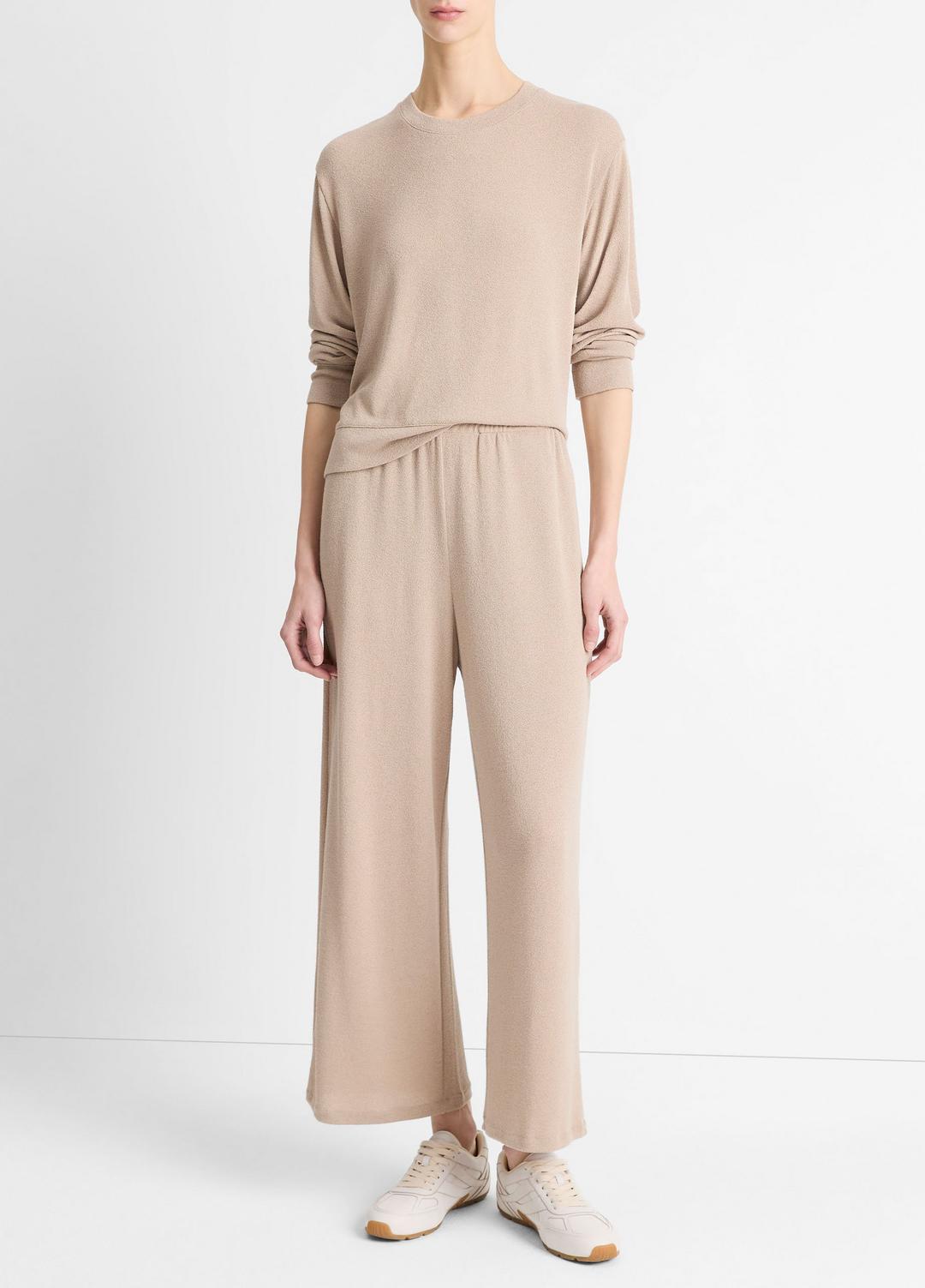VINCE | Textured Knit Lounge Pant in Pants & Shorts - SMOKEY QUARTZ