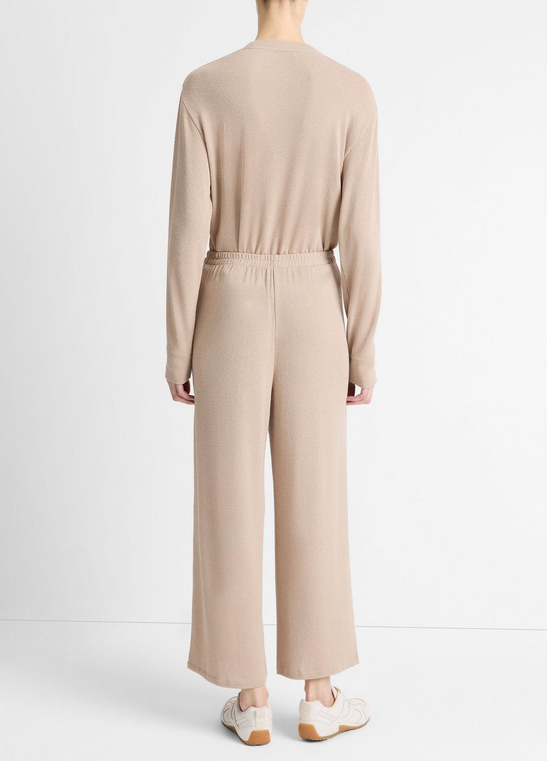 VINCE | Textured Knit Lounge Pant in Pants & Shorts - SMOKEY QUARTZ