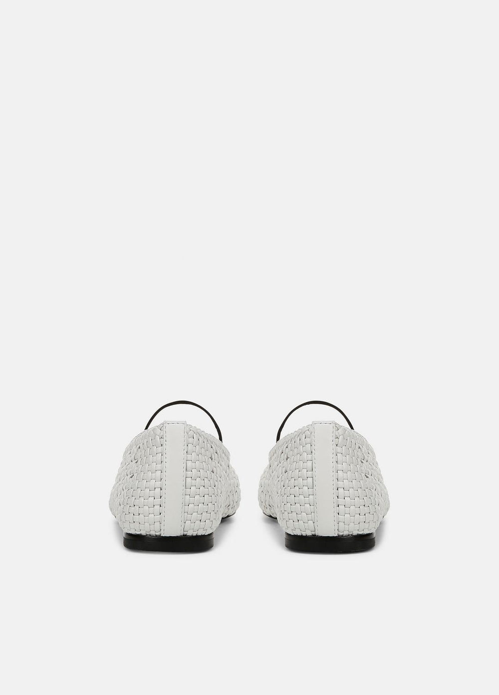 VINCE | Vivian Leather Mary Jane Flat in Shoes - WHITE