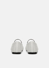 VINCE | Vivian Leather Mary Jane Flat in Shoes - WHITE